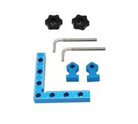 3Pcs Aluminum Alloy 90 Degree Angled Blocks for Precise Woodworking and Furniture Assembly with 100mm 150mm 200mm Size Resistant Ruler