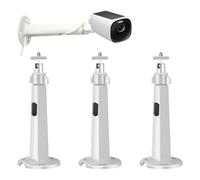 3PCS Aluminum Alloy Extremely Long 7.8 in Camera Mount for eufyCam 2C/2C Pro, 3C/S300, for Ring Camera, for SoloCam S220/C210, Adjustable Wall Mount Brackets Indoor/Outdoor, Rust-Proof and Durable