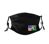 3Pcs American Pakistan Flag Mouth Shield Face Bandanas For Motorcycling | Balaclavas Adjustable Anti Dust Facial Care Tool For Outdoor Men Women Climbing