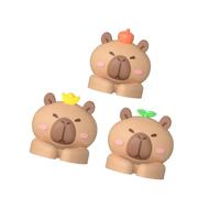 3pcs Animal PVC Cord Holder Clip Desktop Cable Management Adhesive Cables Wire Organiser for Tabletop Wall