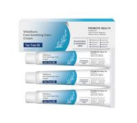 3PCS Antifungal Foot Cream with Tea Tree Oil-Foot Care Cream,Athletes Feet Treatment,Cracked Feet Repair Cre am,Soothes & Repairs Dry Cracked Skin,Nourishing& Renewingskin,Odor Control