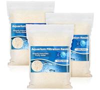 3PCS Aquarium Resin - Organic Filtration Resin Remove Driftwood Tannins,Aquarium Filter Media Bags for Aquarium, Freshwater and Saltwater, Fish Tank,Trutle, Pond