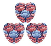 3PCS Art Deco Style Car Air Freshener Hanging Scented Cards Cute tea Car Fresheners Long Lasting New Cars Scents for Women Men Natural Air Freshener with Lanyard Automotive Freshies