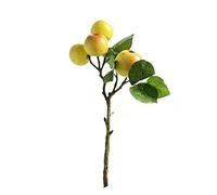 3Pcs Artificial Apples Branch with Leaf Artificial Fruit Branches Simulated Small Apples Branch Decoration Artificial Flower Faux Greenery Plant for Vase Home(#1)