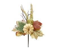 3pcs Artificial Fall Floral Picks For Farmhouse Thanksgiving Decor Harvest Maple Leaf Berry Branches Versatile DIY And Home Decoration
