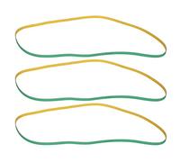 3pcs Artificial Leather Flat Belt 37.8in Perimeter Replacement Accessory for 801 Skiving Machine