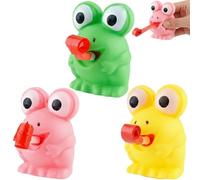 3pcs Attention Autism Bucket Toys, Frog Fidget Toy, Three Colors Squeeze Toys Set for Sensory Play, Ideal for Focus Development Activities, for Office and Home Daily Use