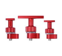 3Pcs Auto Dents Repair Tool Gasket Lockable Puller Tab Aluminum Drawing Plate Dents Repair Parts Reusable Pull Tabs Dent Accessories Set