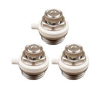 3Pcs Automatic Bleed Valves Replacement Bleeding Radiator Air Vent Valves 1 / 2inch 3 / 4inch Bleed Plugs Enduring Automatic