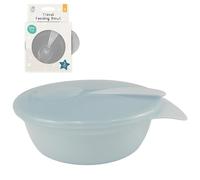 3Pcs Baby Bowl and Spoon Set, 400ml Capacity with Secure Spoon Lid, BPA Free Baby Weaning Set, Easy to Clean Baby Feeding Set for Children Infant 12+M