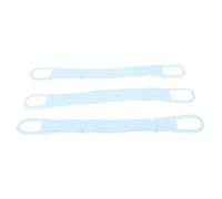 3pcs Baby Diaper Fastener Adjustable Cotton Newborn Diaper Fixing Belt Baby Diaper Fastened Belt for Newborn (Blue)