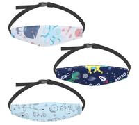 3pcs Baby Head Fixing Belt, Car Seat Headrest, Eye Mask Auxiliary Belt for Sleeping, Baby Products