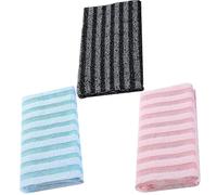 3pcs Back Scrubber，exfoliating Shower Towel,exfoliating Antibacterial Shower Towel,Back Scrubbers for Use in Shower,Japanese Extra Long Exfoliating Washcloth for Men Women 23cm*100cm(B+B+p)
