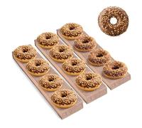 3PCs Bagel Boards, Cedar and Burlap, Fits 3-4 Bagels Per Board, Toasting A Beautiful Even Bagel Crust