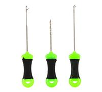 3pcs Bait Needle Outdoor Fishing Tackle Rig Tool Compatible with Boilies and Rigs Carp Fishing Tackle Accessory Fishing Bait Needle Carp Fishing Splicing Needle.