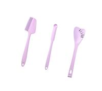 3Pcs Baking Utensils Silicone Kitchen Tool for Cake Decorating Dough Mixing Nonstick Surfaces Protective Baking Scrapers Set Kitchen Tool