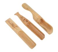 3pcs Bamboo Kung Fu Tea Spoon Loose Leaf Scoop for Home Tea Ceremony