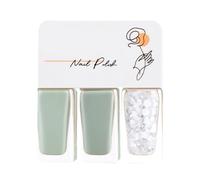 3pcs Based Nail Polish Set Easy Peel Off Quick Dry Vibrant Colors for Women for Halloween Party Dating Gifts - T13