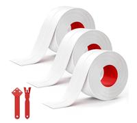 3pcs Bath Sealant Strip, Shower Seal Strip,Bathroom Sealant Tape Strip,White Waterproof, Simple Tape for Bathroom, Toilet, Sink, Kitchen with Sealing Tool