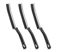 3Pcs Bathroom Hard Bristle Gap Brush Dead Corners Crevice Cleaning Brush Long Handle Narrow Gap Tool Hard Bristle Gap Brush for Bathroom Home Kitchen Tile