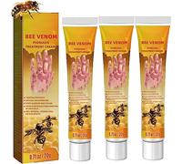 3Pcs Bee Venom Psoriasis Treatment Cream,New Zealand Bee Venom Professional Psoriasis Treatment Cream,Soothing and Moisturizing Psoriasis Cream,Psoriasis Treatment for Skin
