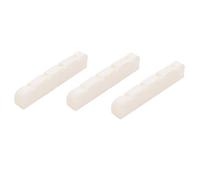3Pcs Beef Bone Electric Bass Nut Flat-Bottomed Pre-Slotted Accessories for Musicians