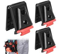 3pcs Belt Clip for Toughbuilt Pouch, Quick-Release Clips Replacement Tool Clips for Toughbuilt TOU-CT