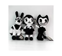(3pcs) Bendy and the Ink Machine Plush Doll Figure Toy Black White Alice Boris Toy Gift
