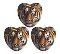 3PCS Bengal Tiger Car Air Freshener Hanging Scented Cards Cute White Car Fresheners Long Lasting New Cars Scents for Women Men Natural Air Freshener with Lanyard Automotive Freshies