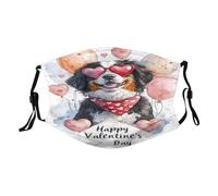 3Pcs Bernese Mountain Dog Happy Lovers Facial Decorations Face Scarf | Face Bandanas Breathable Anti Dust Nose Shield For Outdoor Cycling Motorcycling