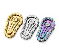 3Pcs Bike Chain Fidget Set, Gear Wheel Design for Desk Use and Portable Fidgeting, Smooth Rotation Mechanism for Quiet Moments, Great for Focus Support and Everyday Relaxation