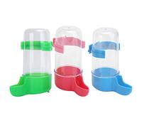 3pcs Birds Drinker Automatic Water Dispenser Bird Water Bottle Drinker Container Hanging in Birds Cage for Parrots Budgie Cockatiel Lovebirds