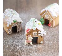 3Pcs Biscuit Cutter Set Christmas Gingerbread House Cookie Mould Stainless Steel