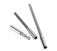 3pcs Bit Holder Screwdriver Electrical Drill Screwdriver Extension Bar Magnetic Screwdriver Bit Holder 1/4 Shank Tool