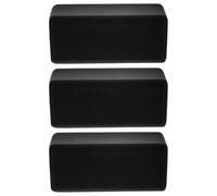 3pcs Black ABS Electrical Project Enclosure 61x36x25mm | Elegant Design, Weatherproof, Stable Structure, Convenient Installation, Waterproof, Compact Box for Electronics