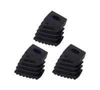 3Pcs Black Drum Rack Rubber Feet Percussion Drum Leg Protectors Durable