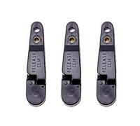 3PCS Black Heavy Tension Snap Release Clips, Fishing Downrigger Clips Outrigger Line Clips for Board Offshore Trolling Fishing
