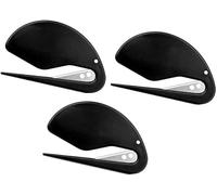 3Pcs Black Letter Openers, Envelope Slitters, Mail Opener, Package Opener, Safety Papers Cutter