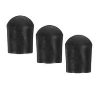 3pcs Black Rubber Cello Endpin Tip Stopper for Stable Floor Protection | Long-lasting Footing for Cellists and Music Students, Suitable on Hard Floors, Stage Surfaces and Performance Venues