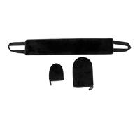 3pcs Black Self Tanning Mitt Lotion Applicator Pe Film Sponge Flocking