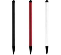 3Pcs Black Silver and Red Universal Phone Tablet Touch Screen Pen Stylus for Android iPhone iPad Accessories, Stylus Pens Cell Phones Accessories, Stylus Pens