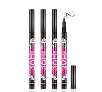 3PCS Black Waterproof Liquid Eyeliner 36H Long-Lasting Smudge-Proof Formula, Professional Precision Brush Tip with High Black Pigment, Quick Dry, Easy Apply for Bold or Natural Makeup