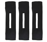 3pcs Black Wire Headbands for Women Girls Twist Bun Making Tool | Elegant Lovely Style, Iron and Polyester Build, Easy Use for French Twist Waves Halloween