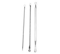 3pcs Blackhead Whitehead Acne Blemish Pimple Remover Extractor Tools