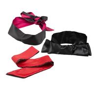 3Pcs Blindfold,Silk Satin Eyemask,Eye Mask Sleeping Games,Blindfolds for Adults Play Hand Tie Set,Soft Comfortable Masks,No Slip Drowsy Sleepmask,for Adult Woman Night Flight Sleep Blackout Blindfold