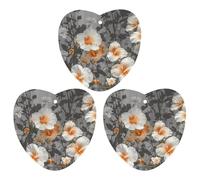 3PCS Blooming Hibiscus Flowers Car Air Freshener Hanging Scented Cards Cute lavender Car Fresheners Long Lasting New Cars Scents for Women Men Natural Air Freshener with Lanyard Automotive Freshies