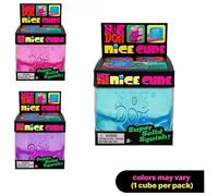 (3PCS(Blue+Pink+Purple)) Nice Cube Nee Doh Stress Ball Sensory Toys, Needohs Fidget Toys, Anxity Groovy