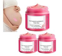 3Pcs Body Cream for Improved Skin Appearance 3.5oz Stretch Mark & Cellulite Cream with Moisturizing Formula Glycerin & Rose Water