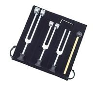 3pcs Body Tuners Tuning Fork With Hammers Sound Healing Fork Use For Relaxation And Meditations Reduce Stress Aluminum Alloy Tuning Forks For Healing