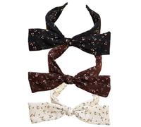 3Pcs Boho Wide Headband Rabbit Ears Hair Bands Fabric Non-Slip Headbands Alice Bands Adult Women Elastic Twist Hairband 1920s Accessories for Women Girls